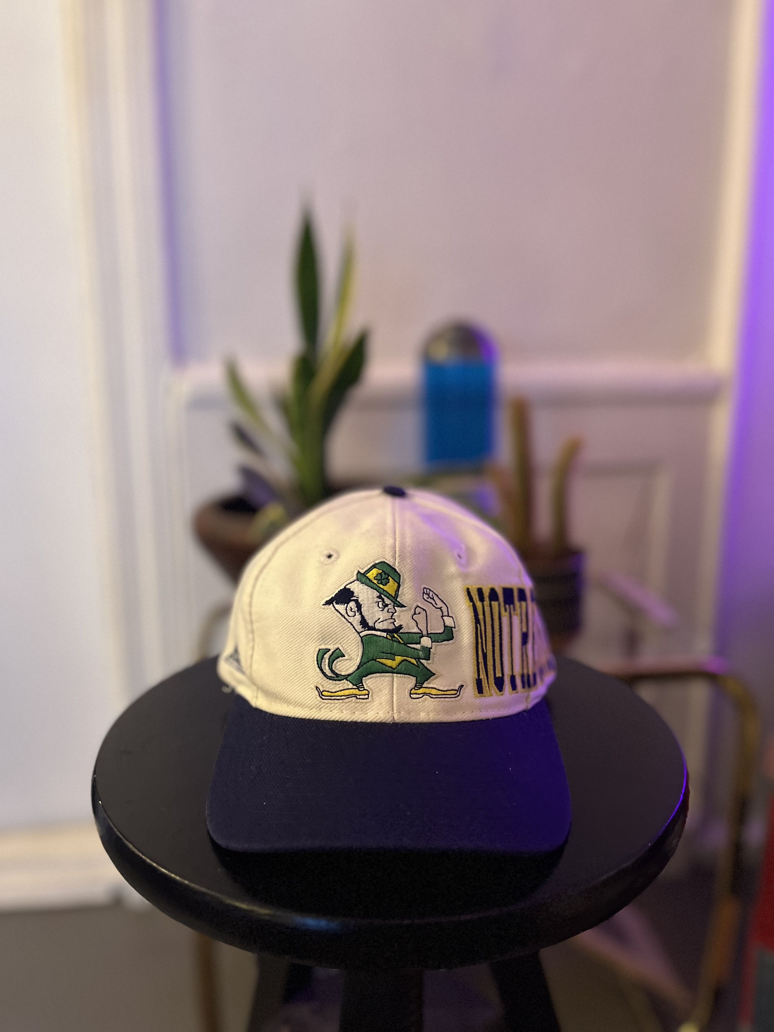 Apex One Notre Dame ApexOne Vintage Snapback Hat Cap 90s Size ONE SIZE - 3 Thumbnail
