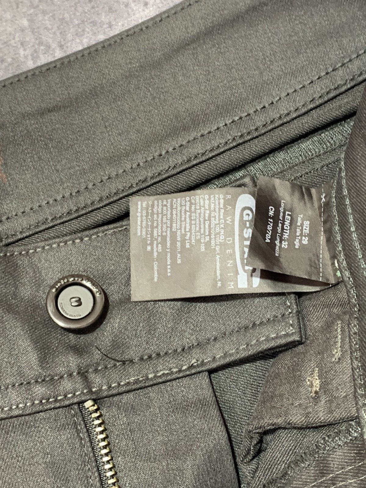 Other Vintage G-star RAW skinny jeans streetwear style size 29x32 Size 29" - 5 Thumbnail