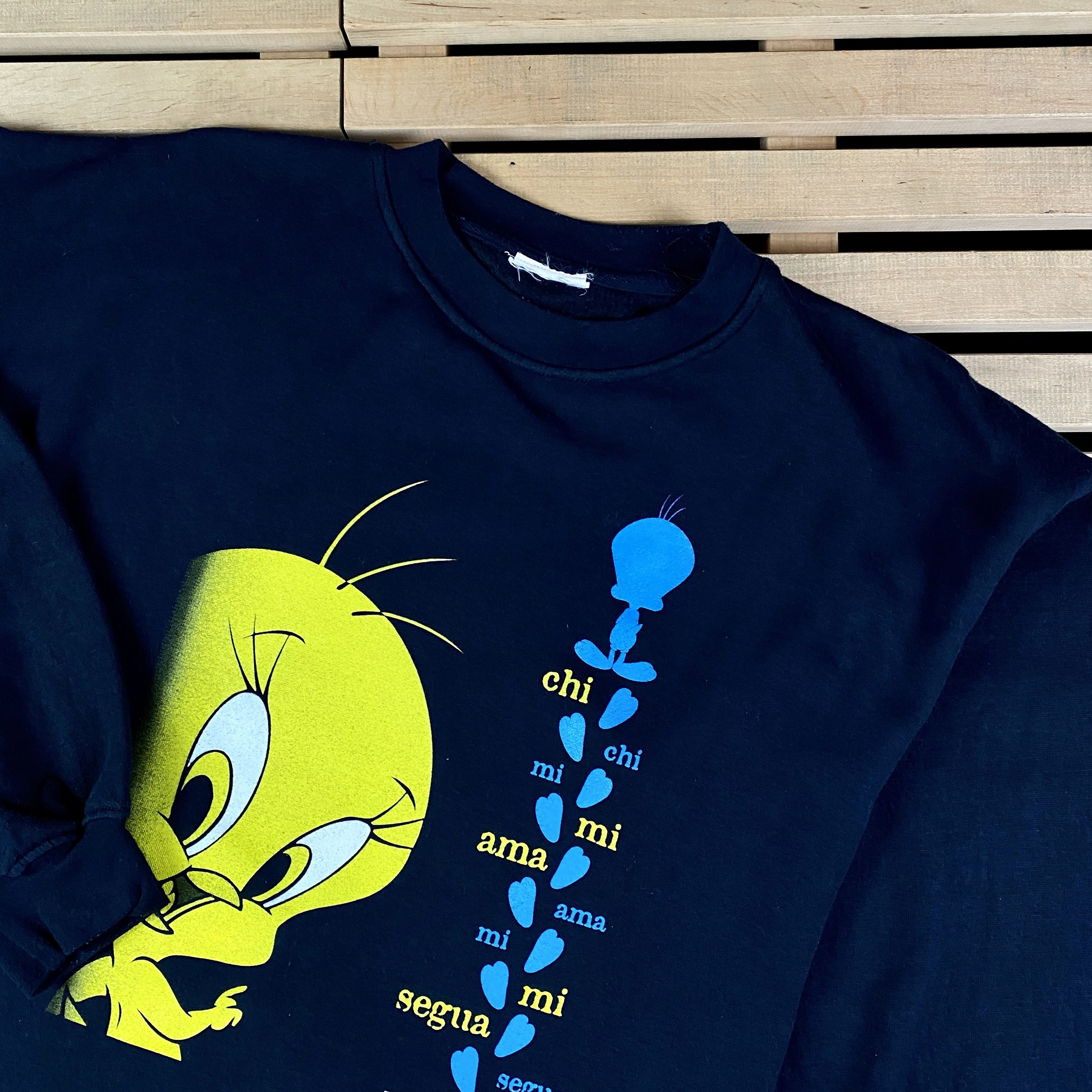 Vintage × Warner Bros Vintage Sweatshirts Warner Bross Tweety Pie 1999 Size XL Size US XL / EU 56 / 4 - 2 Thumbnail