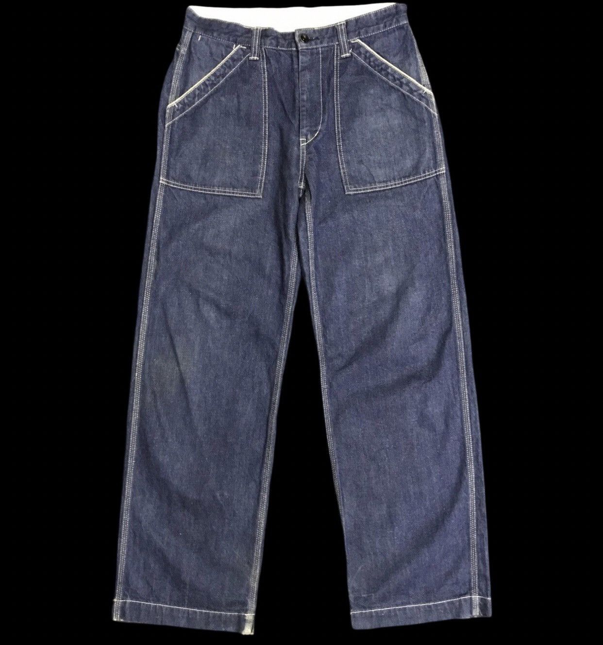 Japanese Brand D132 DEVOTION STUDIOS RedLine Military Baker Jeans Size US 32 / EU 48 - 1 Thumbnail