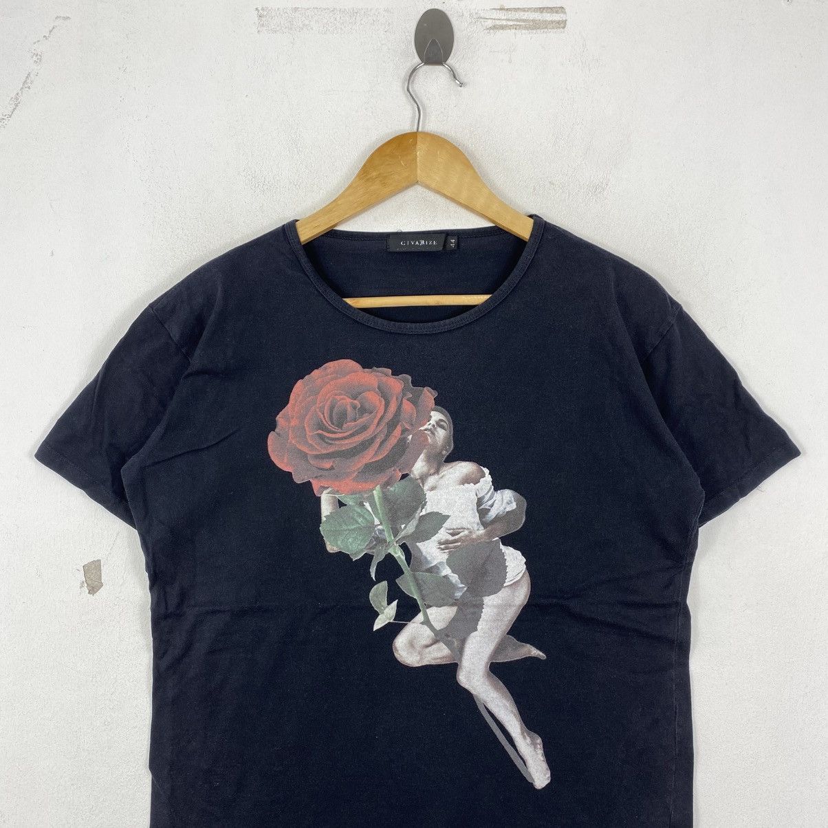 CIVARIZE Civarize Rose Girl Graphic Tee Japanese Archive Goth Size M Size US M / EU 48-50 / 2 - 3 Thumbnail