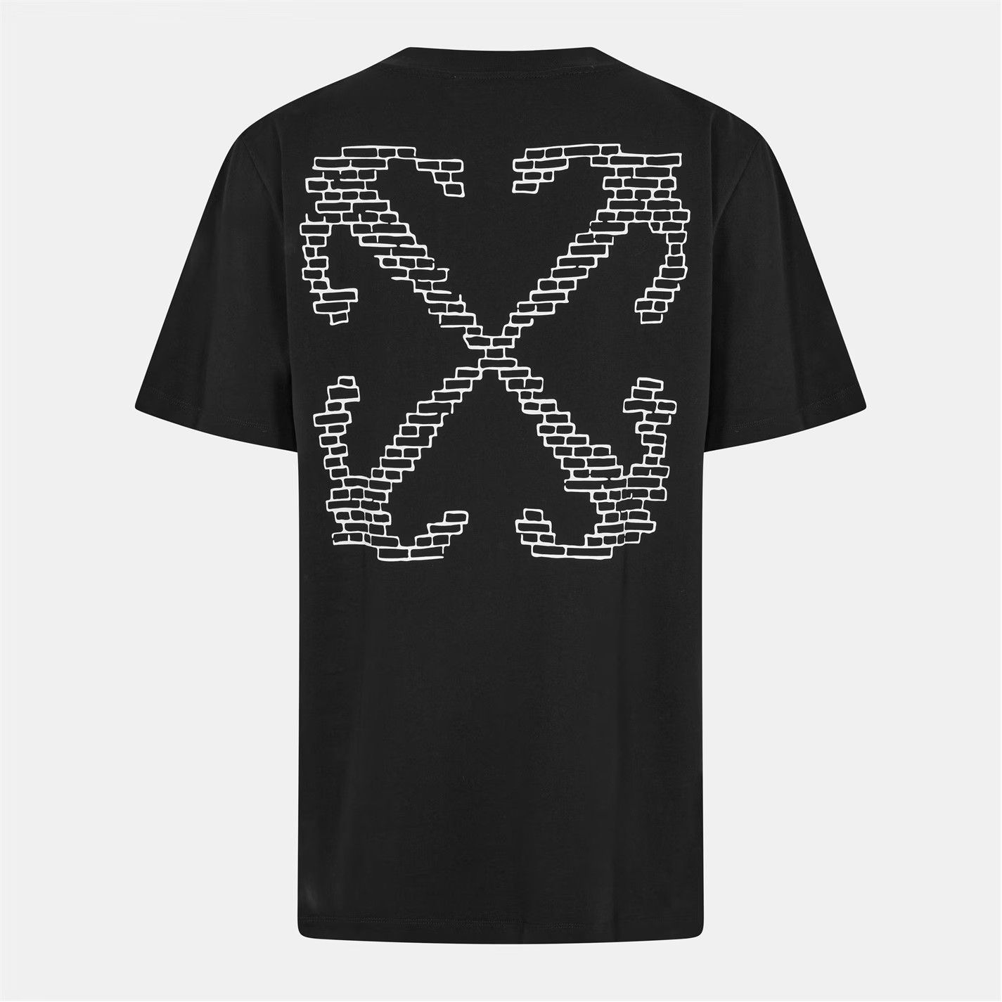 Off-White o1g2r1mq0226 Brick Arrow Crew Neck T-Shirt In Black Size US M / EU 48-50 / 2 - 2 Thumbnail