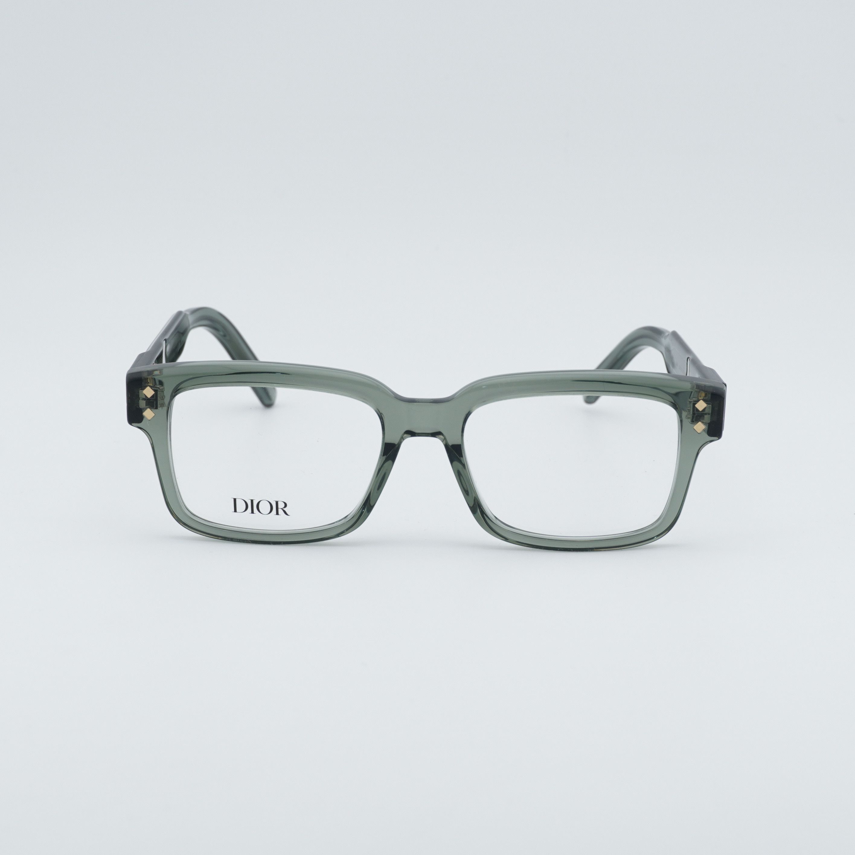 Dior Dior CD DIAMONDO S8I 5500 Men Eyeglasses Green 53mm Size ONE SIZE - 6 Thumbnail