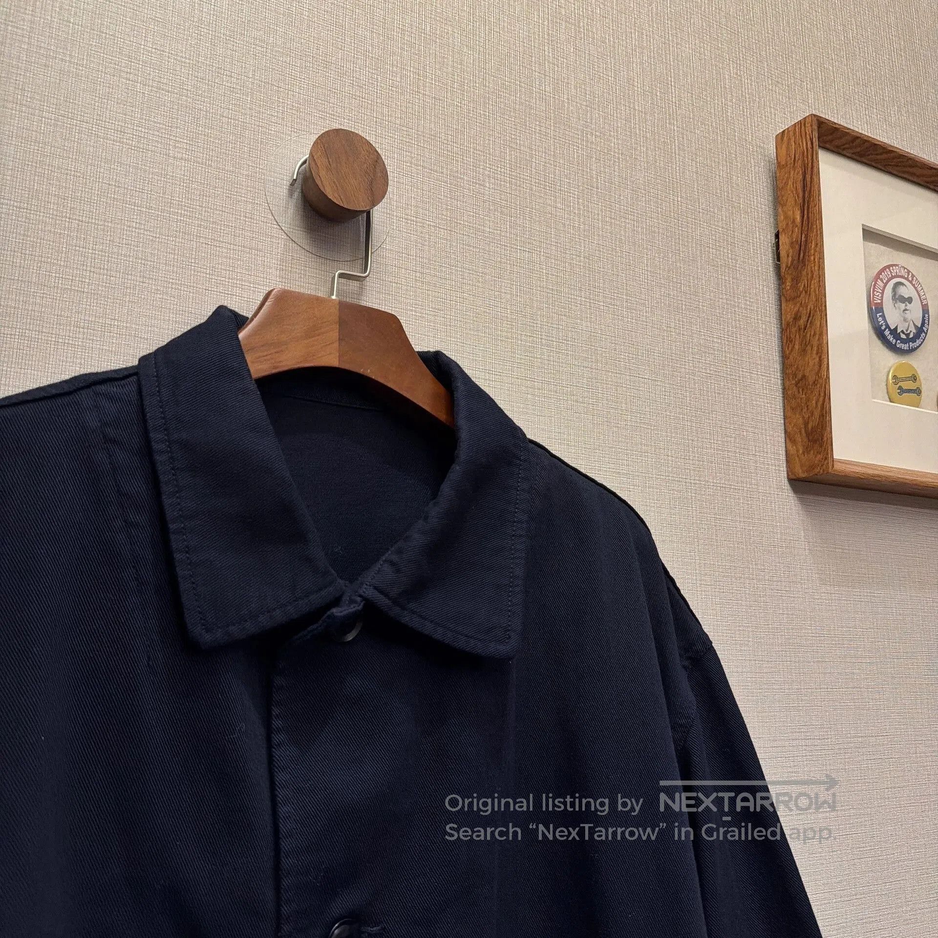 Yohji Yamamoto Yohji Yamamoto Coach Jacket in Navy Blue. Size US M / EU 48-50 / 2 - 2 Thumbnail