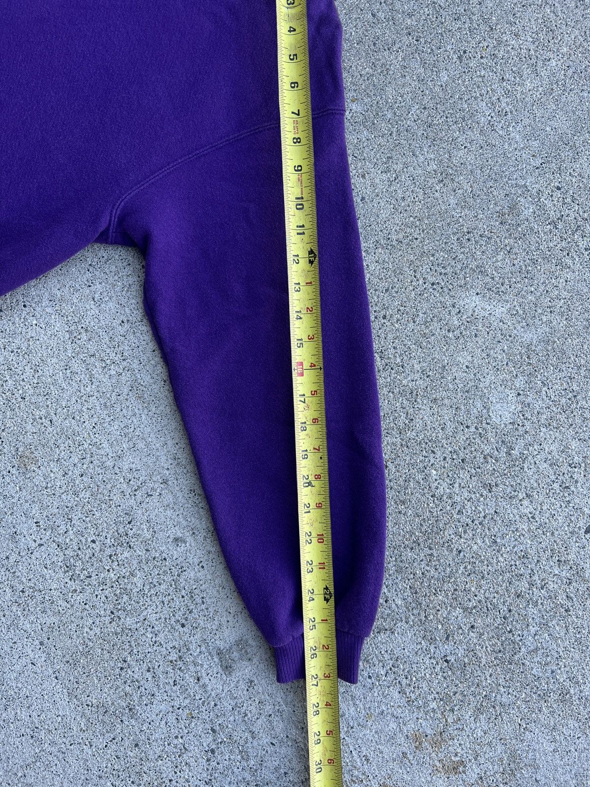 Lee × Russell Athletic Vintage 1990s Lee Purple Blank Sweatshirt Size Women’s M Size M / US 6-8 / IT 42-44 - 6 Thumbnail