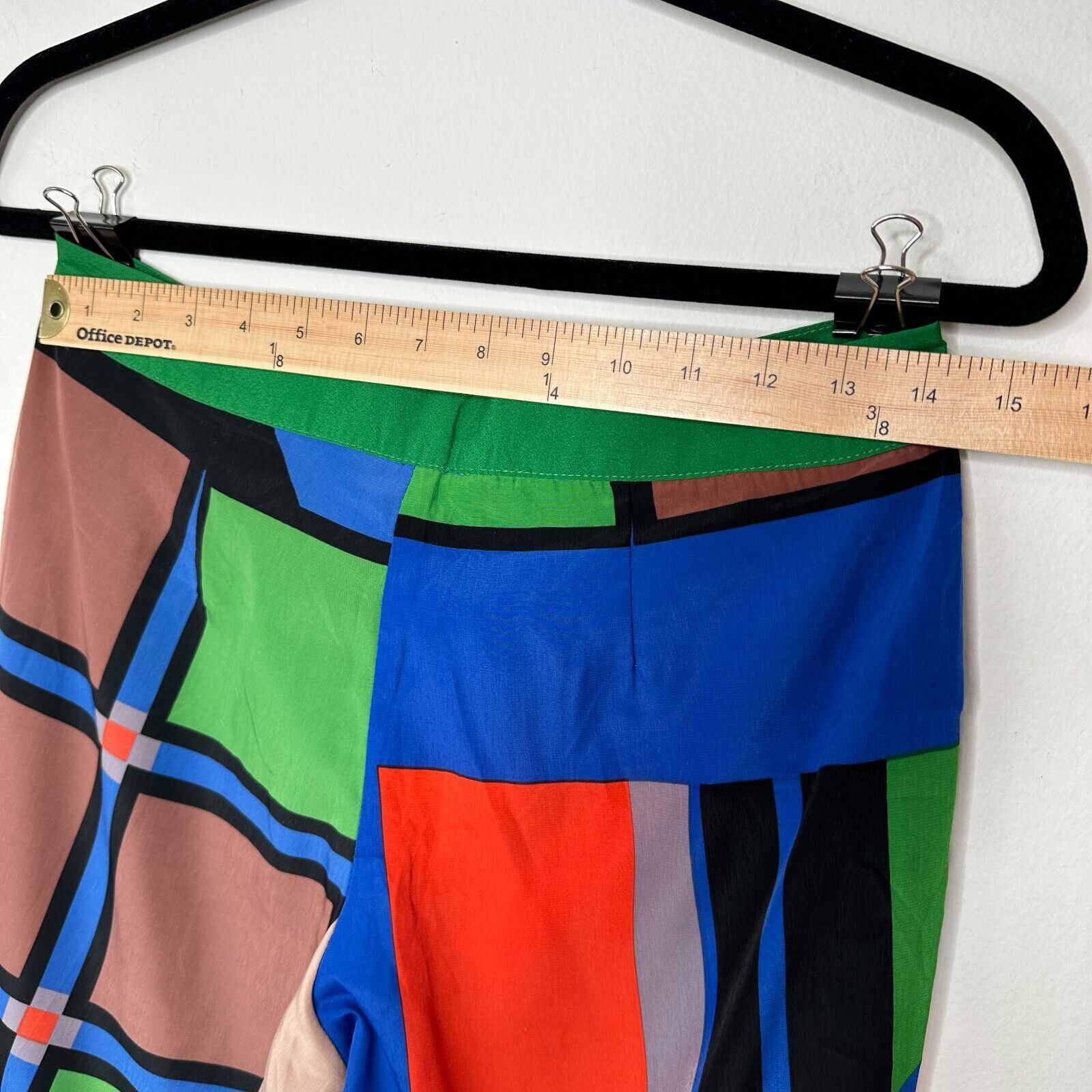 Other Jealous Tomato Bright Multi Abstract Palazzo Zip Pant M Size 28" / US 6 / IT 42 - 12 Thumbnail