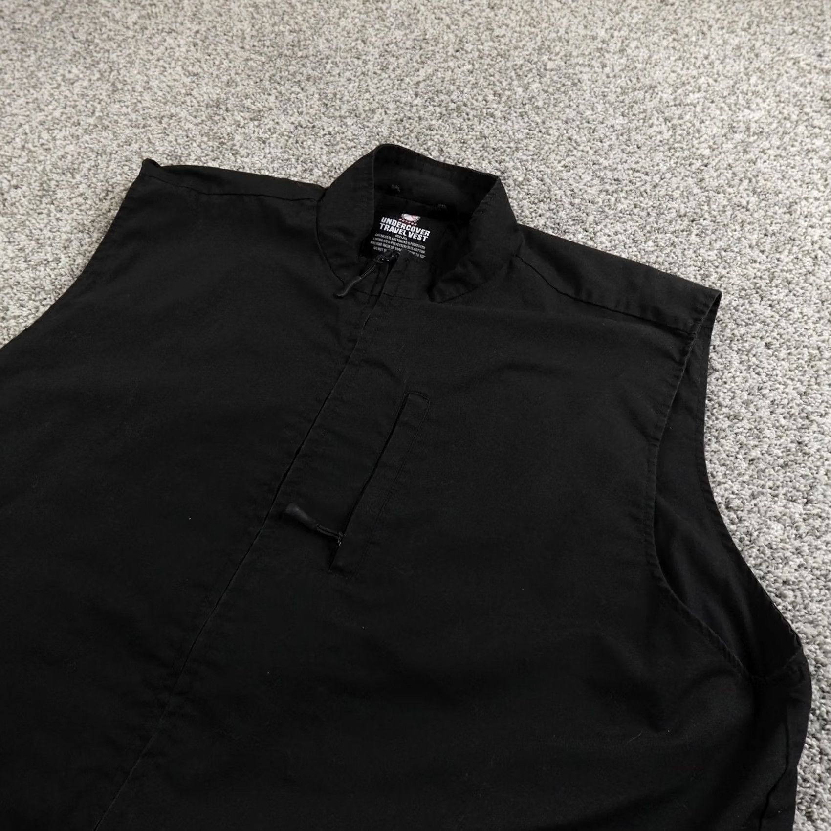 Rothco Rothco Vest Mens 2XL Black Undercover Travel Tactical Utility Outdoor Combat Top Size 48R - 2 Thumbnail