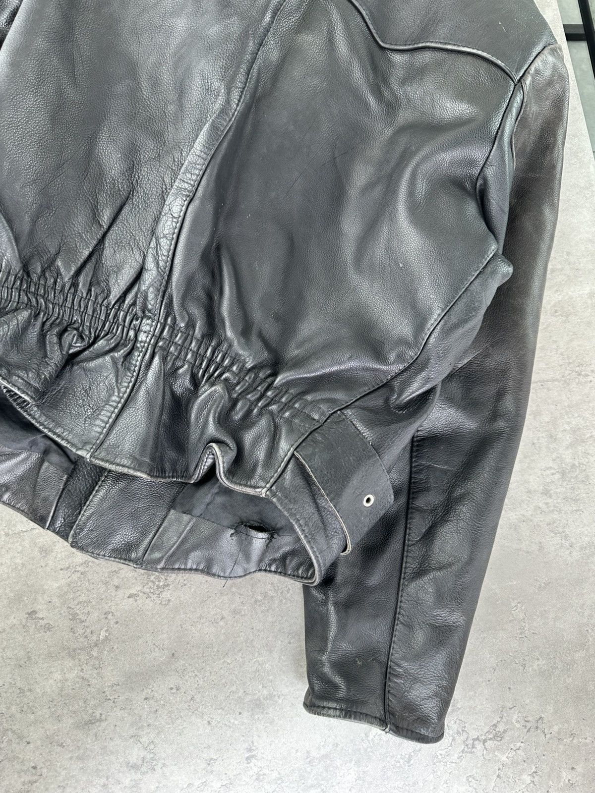 Japanese Brand Vintage Leather Jacket Size L / US 10 / IT 46 - 13 Thumbnail