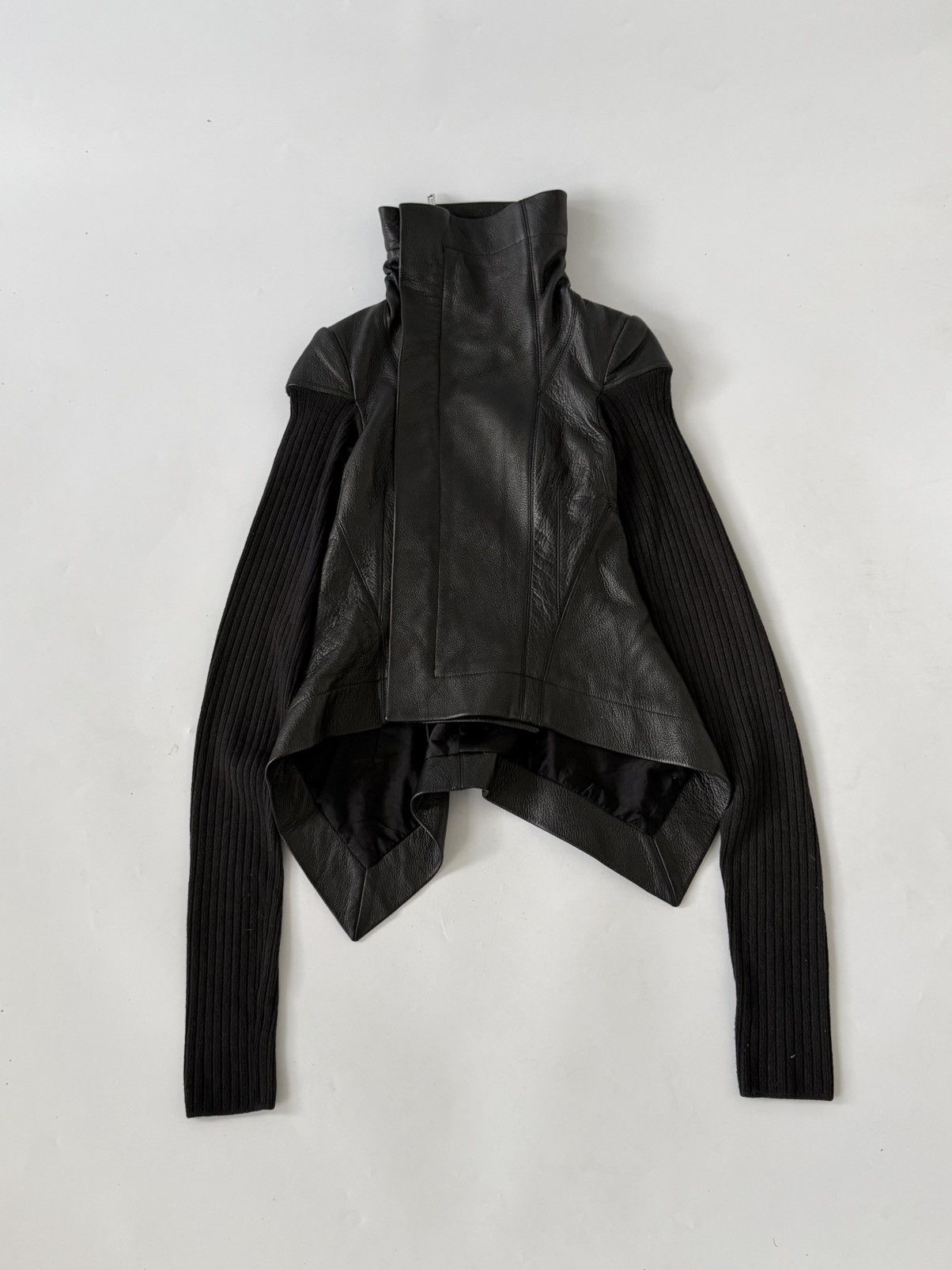 Rick Owens SS12 NASKA Pearl Leather Jacket | Grailed