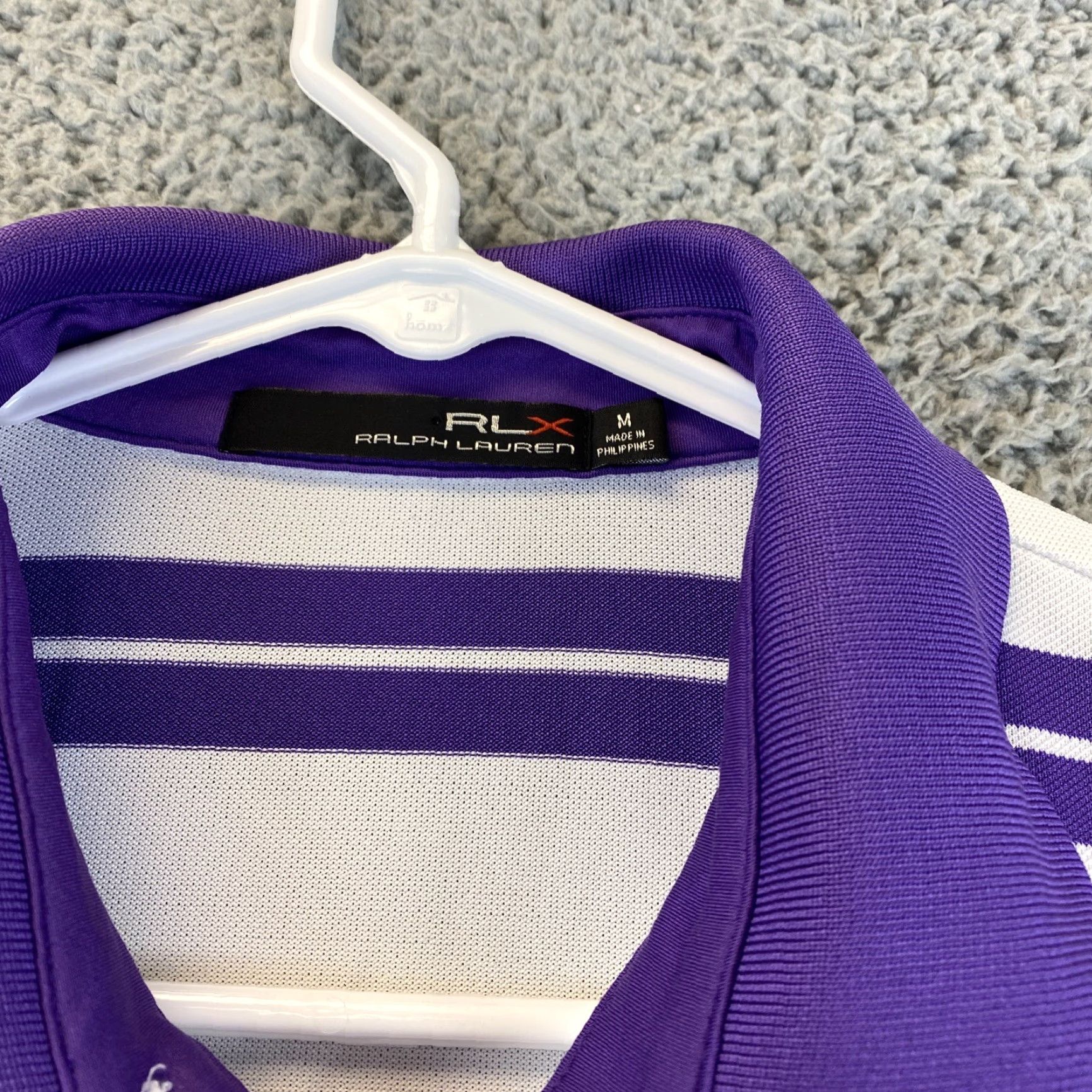 Polo Ralph Lauren POLO RALPH LAUREN White Striped Polo Shirt Mens Short Sleeve Size M Classic Activewear Size US M / EU 48-50 / 2 - 4 Thumbnail