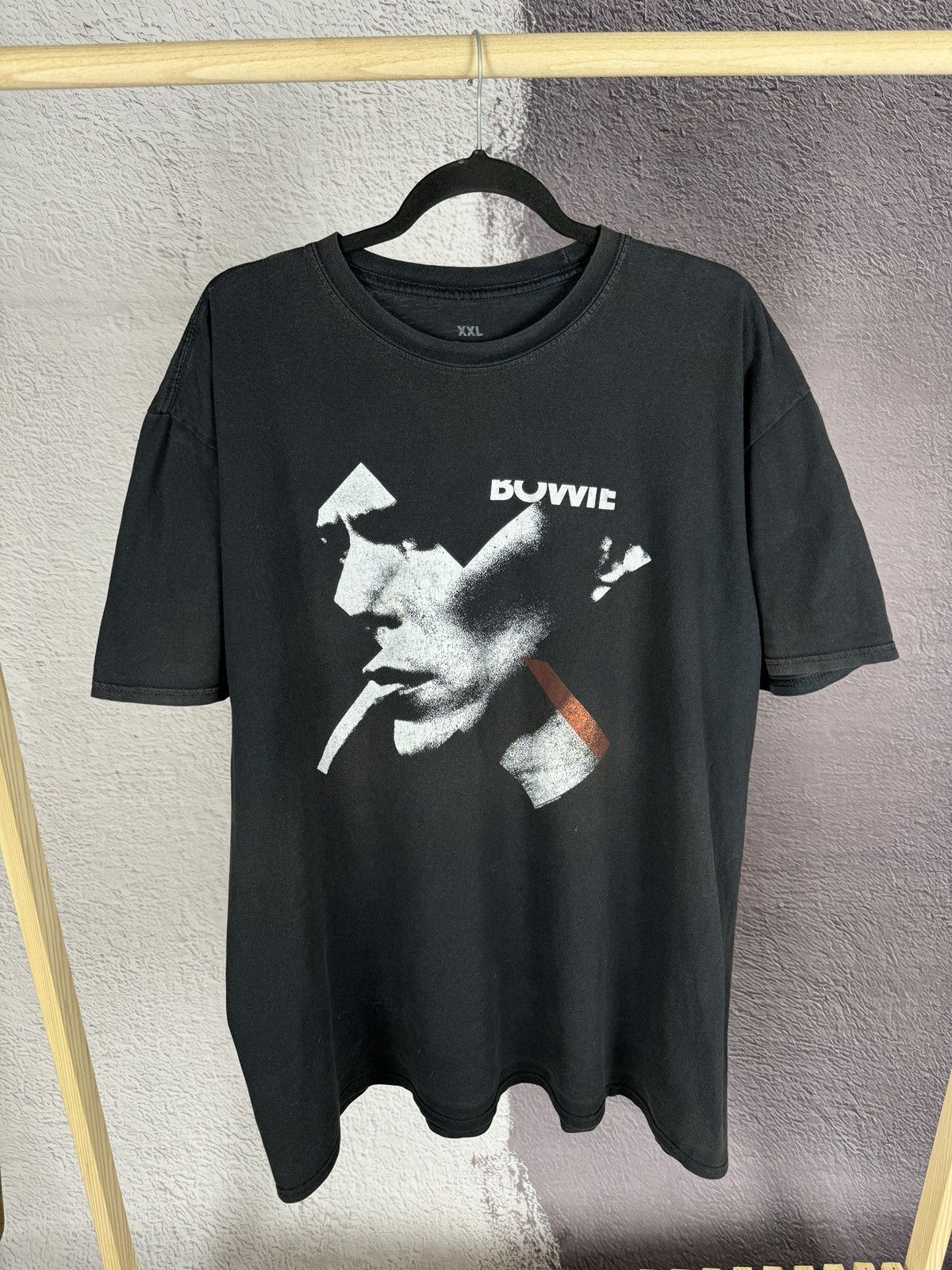 Band Tees David Bowie tee Shirt big logo Print Steve Schapiro size XXL Size US XXL / EU 58 / 5 - 1 Thumbnail