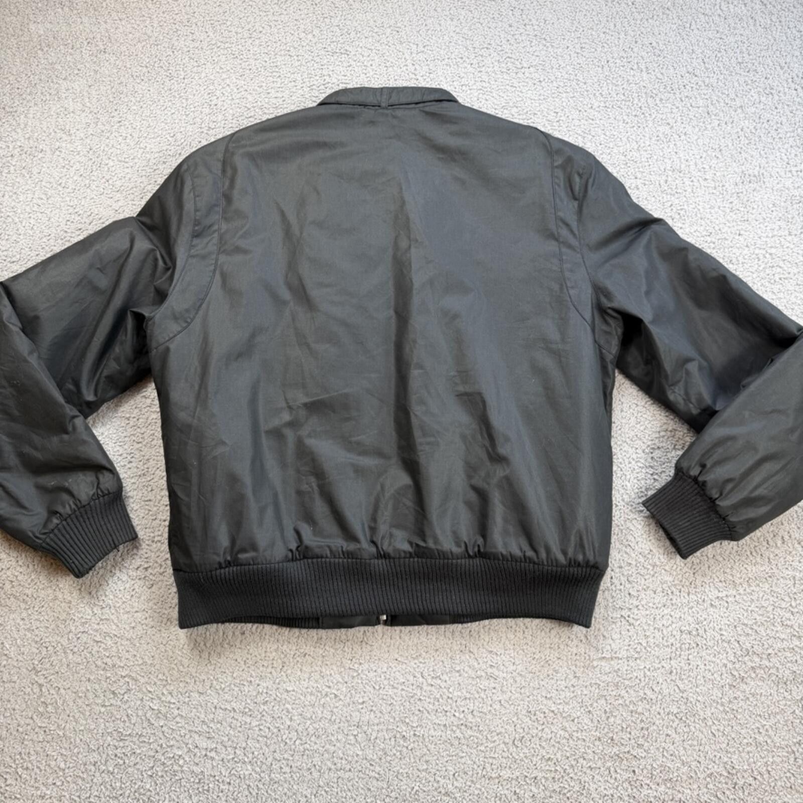 Members Only Vintage Members Only Jacket Black Bomber Korea Men L 80s 90s Size US L / EU 52-54 / 3 - 2 Thumbnail
