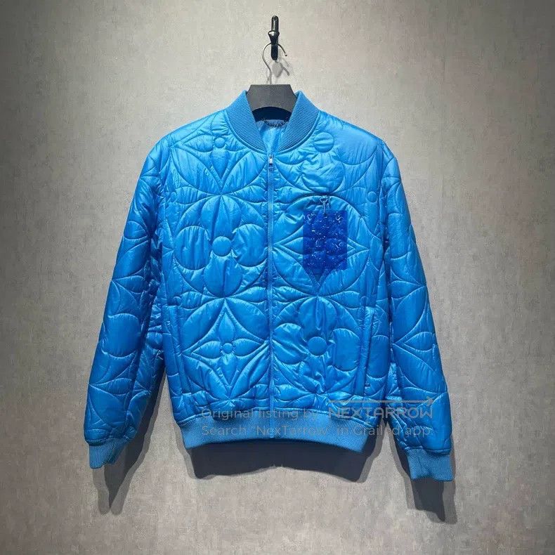 Louis Vuitton Louis Vuitton Klein Blue Triplet Cotton Jacket Size US M / EU 48-50 / 2 - 1 Thumbnail