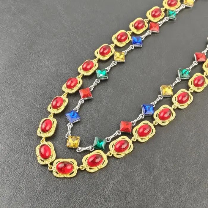 Jewelry Multicolored Agate Pant Waist Chain Size ONE SIZE - 7 Thumbnail