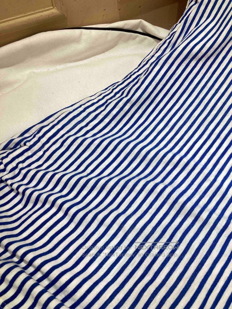 Chanel Chanel Blue and white striped short-sleeved dress Size XS / US 0-2 / IT 36-38 - 3 Thumbnail