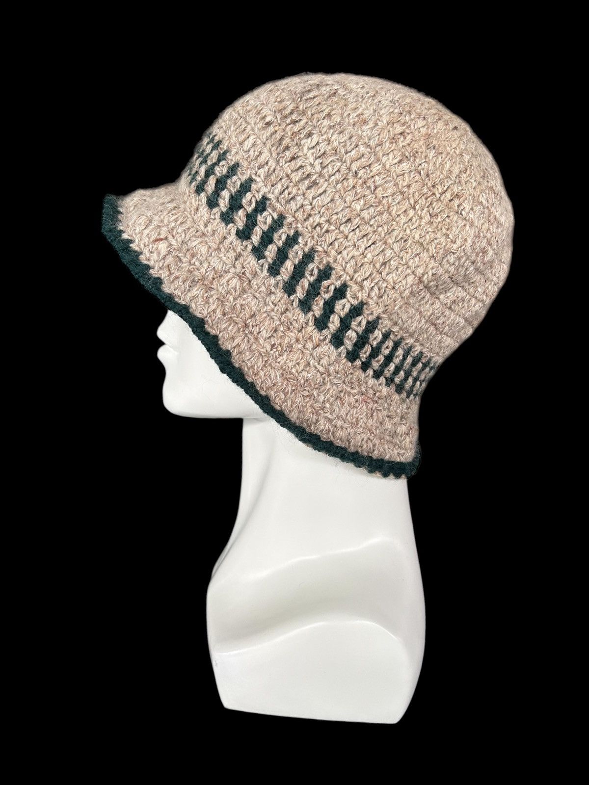 Japanese Brand × Kapital × Vintage Crochet Knitted handmade Hats Rare ☠️☠️ Size ONE SIZE - 1 Thumbnail