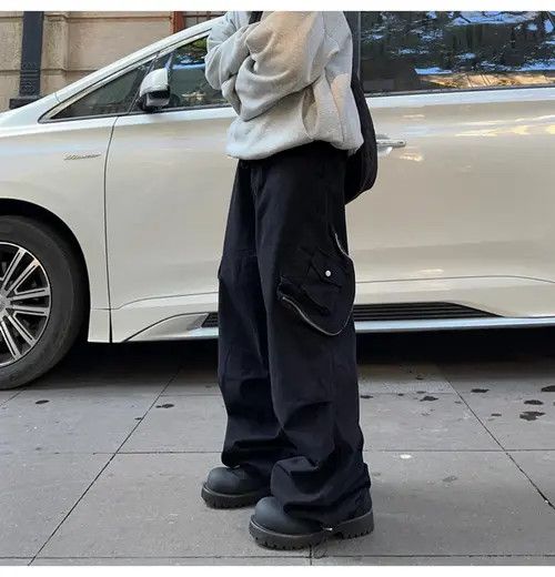 VIBE Urban Style Baggy Cargo Pants Size US 32 / EU 48 - 8 Thumbnail