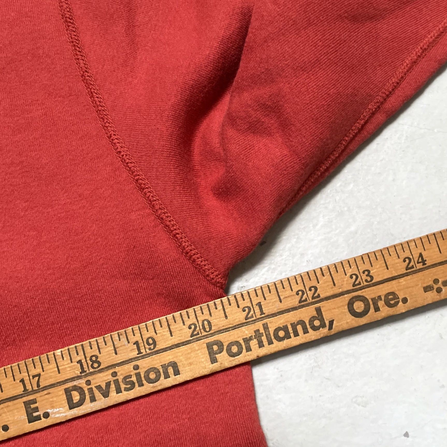 Vintage The Real McCoy's Sweatshirt College Style Cotton Military Pullover Unisex Adults XL Burnt Red Size US XL / EU 56 / 4 - 3 Thumbnail