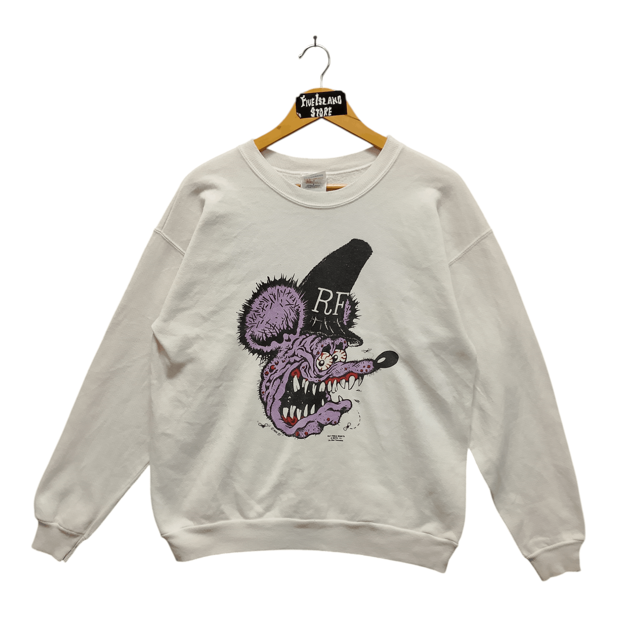 Vintage Vintage Rat Fink Sweatshirt Ed “Big Daddy” Roth 1993 Size US M / EU 48-50 / 2 - 1 Thumbnail