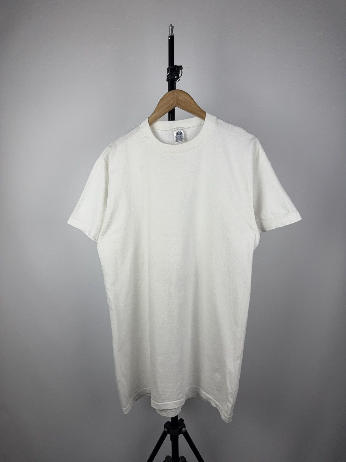 Japanese Brand × Vintage Vintage 80s Japanese Style Faded Blank Tee shirt Y2K rare Size US L / EU 52-54 / 3 - 1 Thumbnail