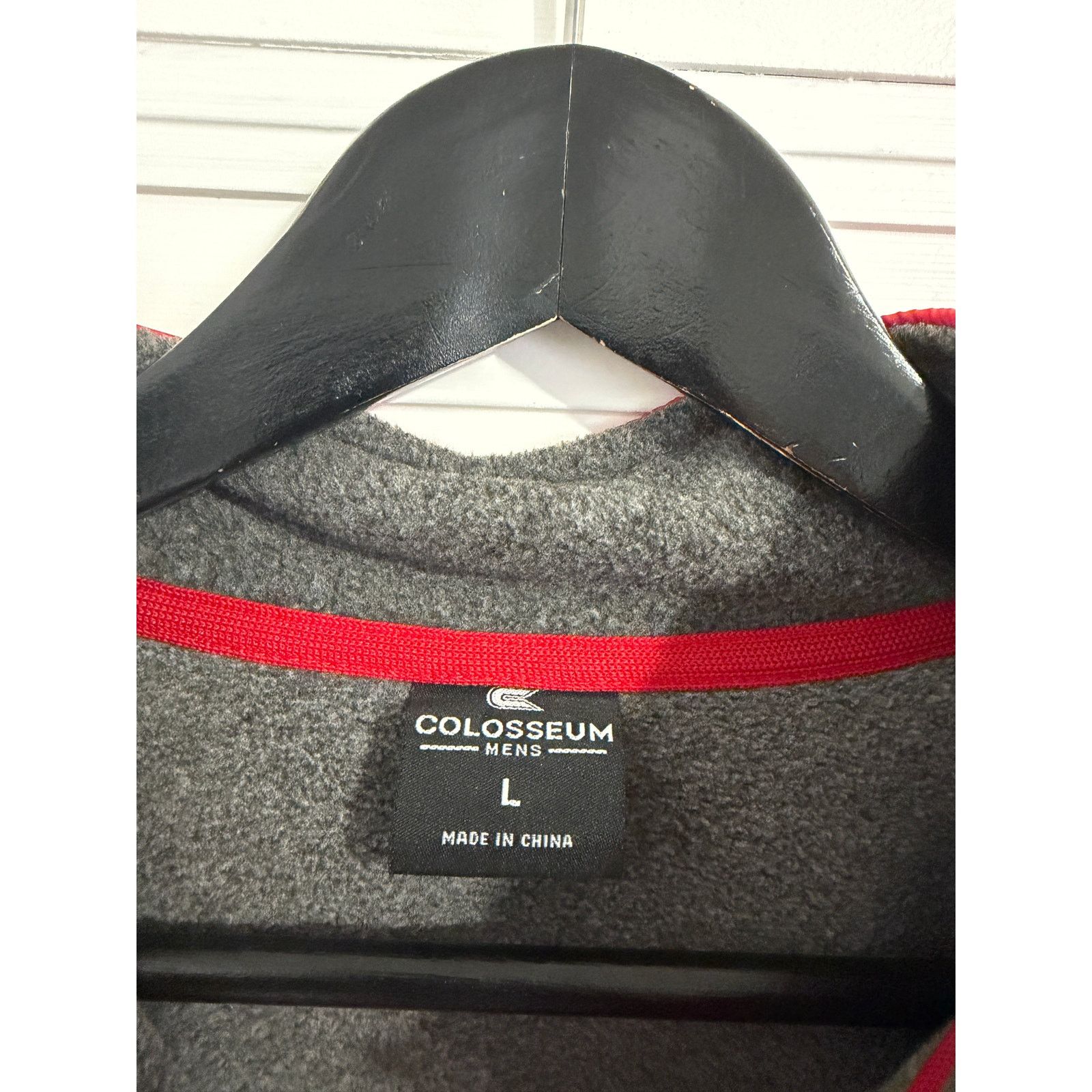 Colosseum Athletics Wisconsin Badgers Snap-Button Fleece Sweatshirt Size L Size US L / EU 52-54 / 3 - 4 Thumbnail