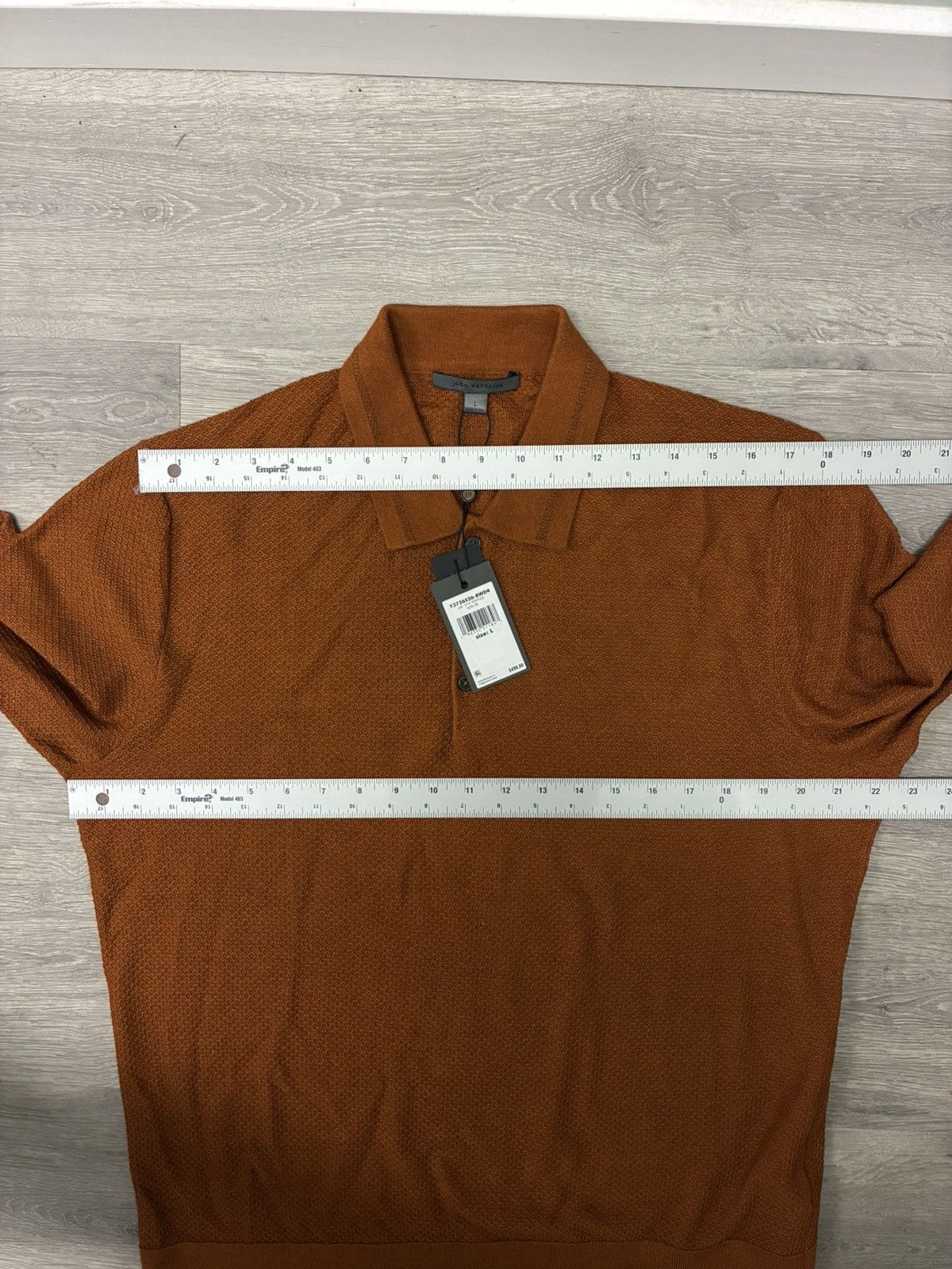 John Varvatos Venturi Polo Large Size US L / EU 52-54 / 3 - 13 Thumbnail