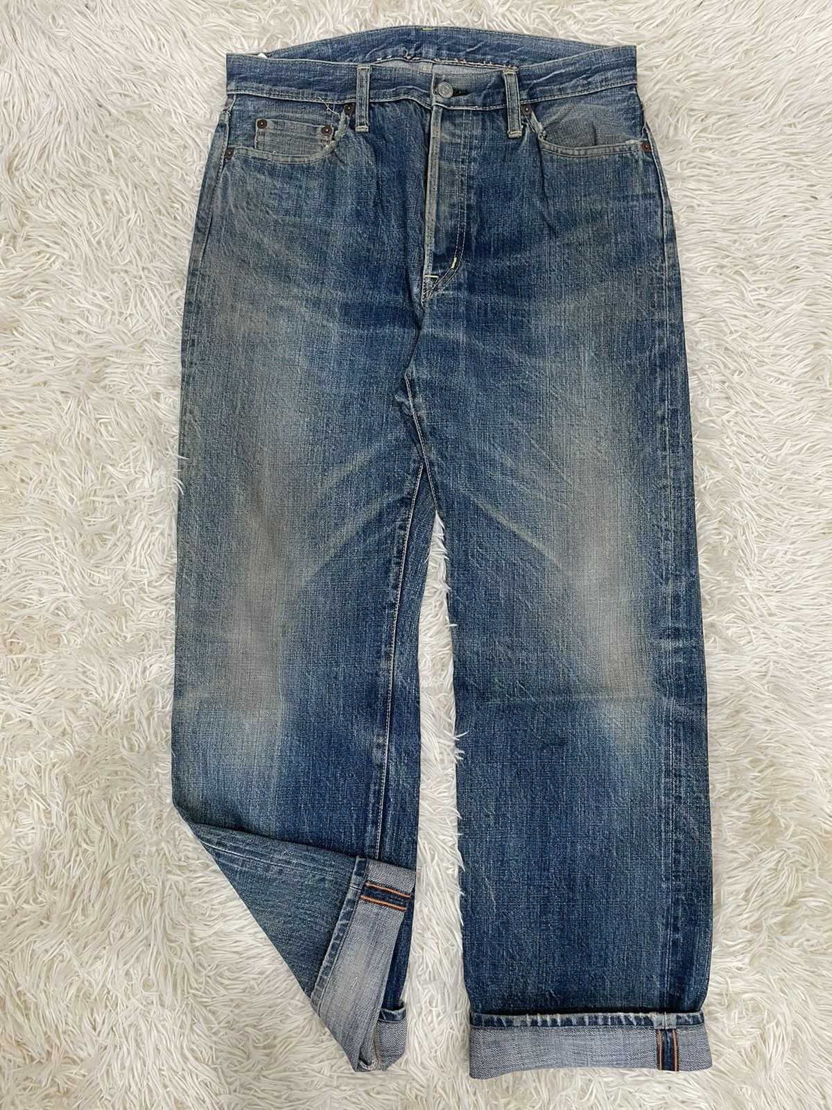 OMNIGOD Bind Offer‼️Vintage Omnigod Selvedge Rusty Denim (24-093) Size US 31 - 3 Thumbnail