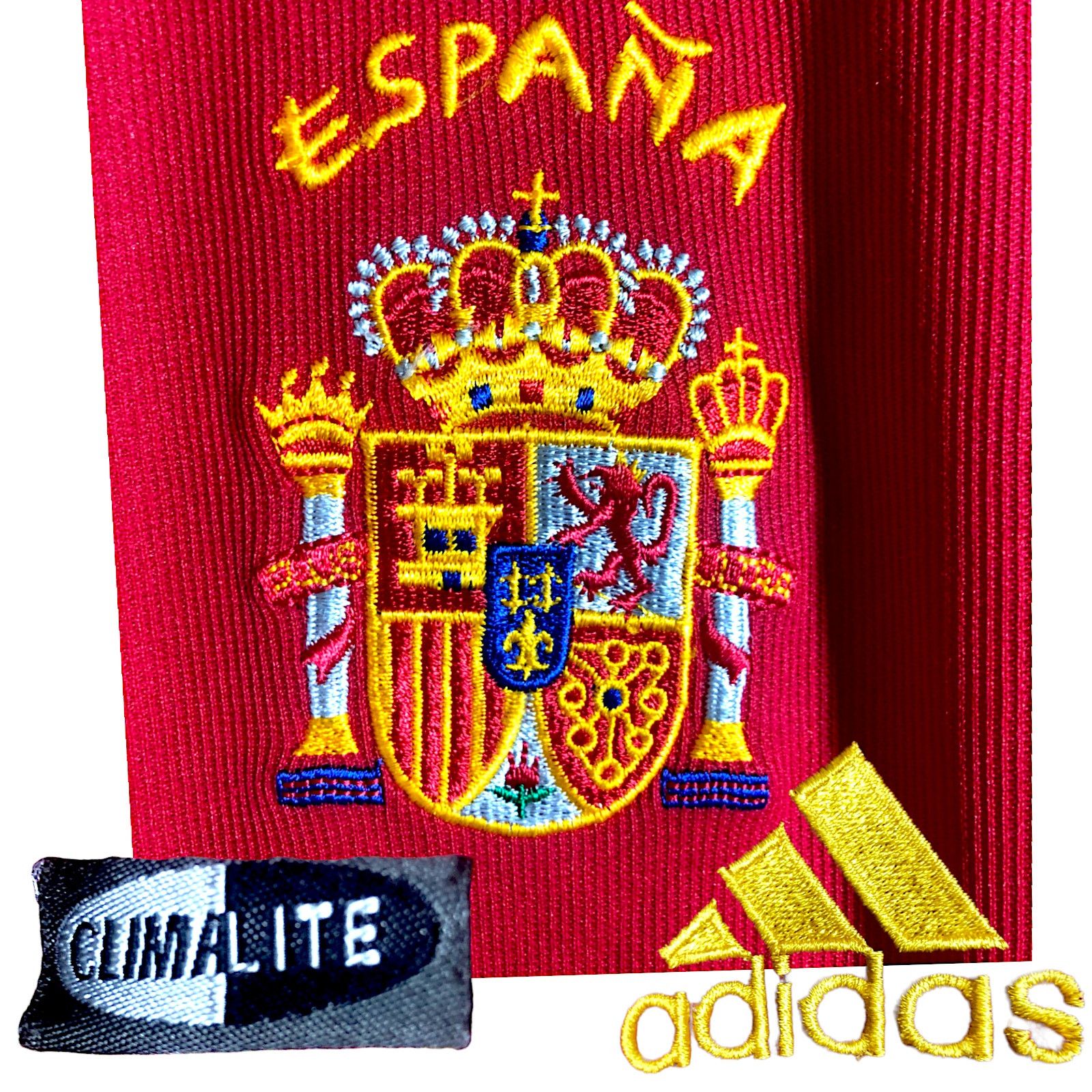 Adidas Spain World Cup 2002 Authentic Adidas Soccer Jersey - Large Size US L / EU 52-54 / 3 - 4 Thumbnail