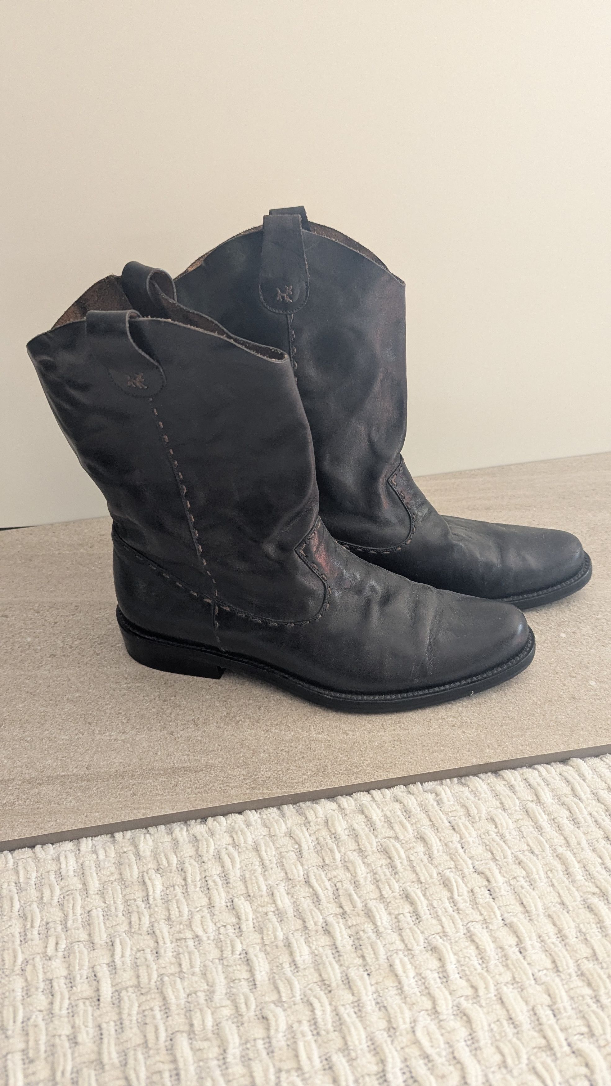 Barneys New York Black leather boot Size US 6.5 / IT 36.5 - 1 Thumbnail