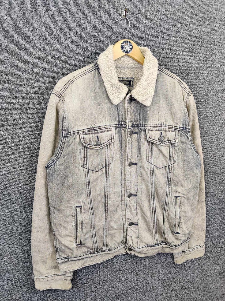Gap Vintage Gap Sherpa Denim Jacket Size US M / EU 48-50 / 2 - 7 Thumbnail