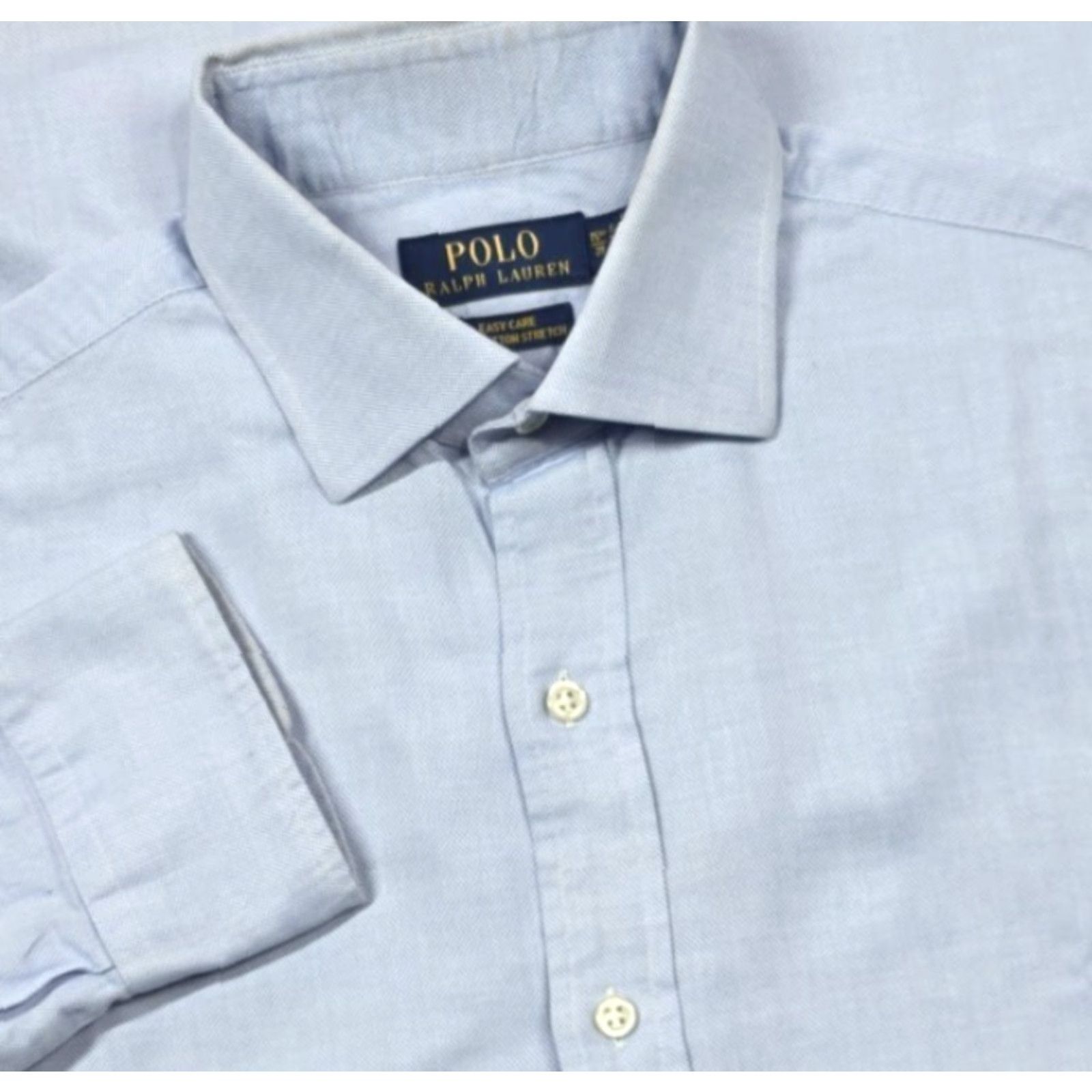 Polo Ralph Lauren Polo Ralph Lauren Oxford Stretch Button Up Shirt 15.5-39 Long Sleeve Blue Shirt Mens Regular Cotton Spandex Dress Shirt Vintage No Size US L / EU 52-54 / 3 - 2 Thumbnail