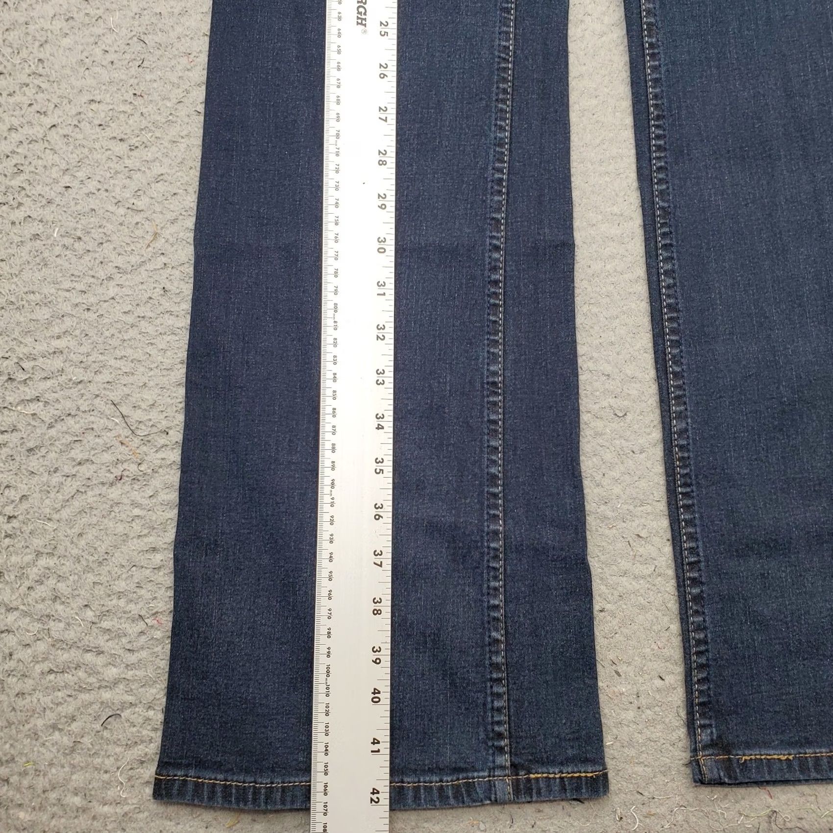 Levi's Levi's Womens Jeans Bootcut Denim Dark Wash 10L Blue Low Rise Stretch High Waist 31.75 Inseam 5-Pocket Size 32" / US 10 / IT 46 - 3 Thumbnail