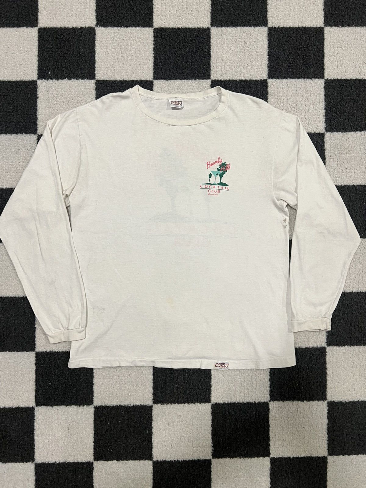 Vintage Vintage 90's Beverly Hills Cocktail Club Longsleeve Size US M / EU 48-50 / 2 - 2 Thumbnail