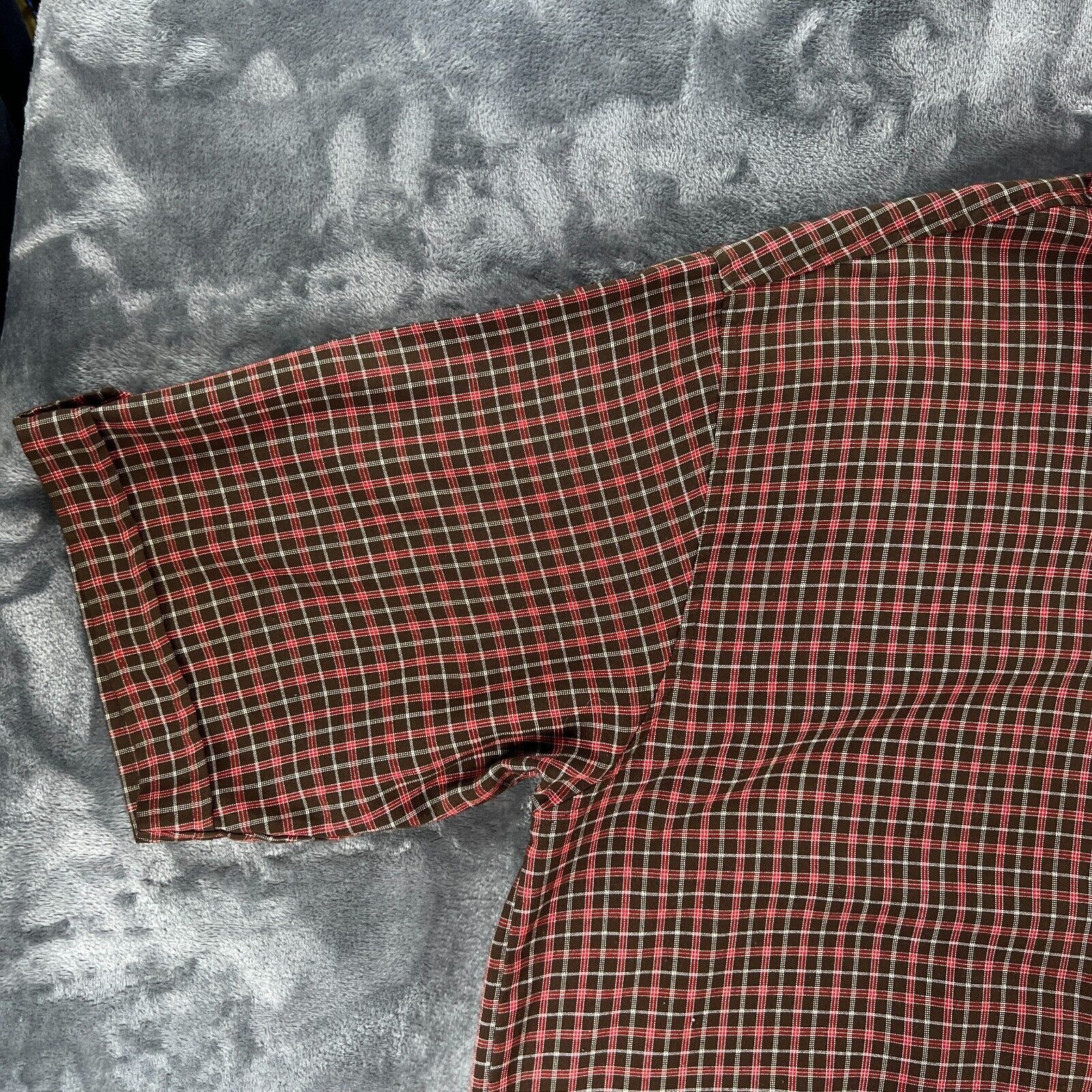 Mecca Mecca DNM Plaid Button Up Shirt Men 2XL Vintage Rap Hip Hop Size US XXL / EU 58 / 5 - 5 Thumbnail