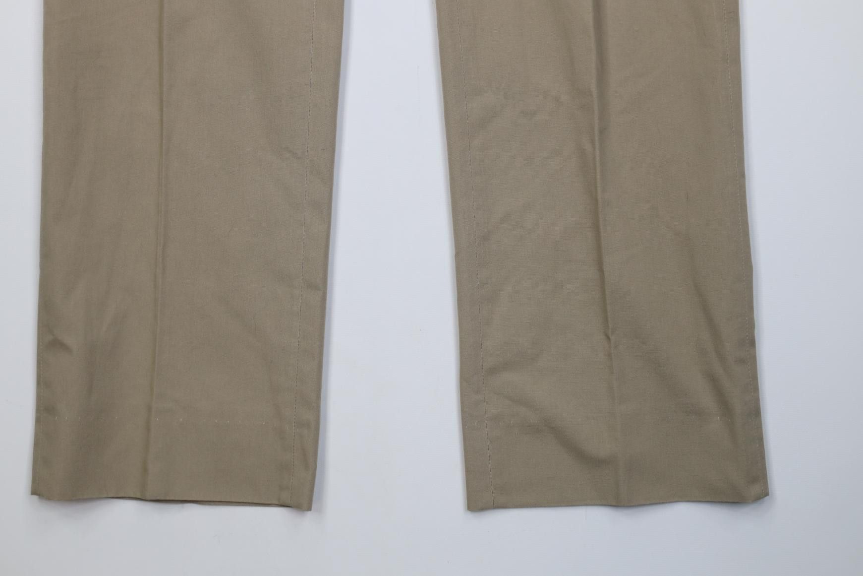 Orvis Vintage 70s Orvis Flared Wide Leg Chino Pants Beige USA Size US 38 / EU 54 - 4 Thumbnail