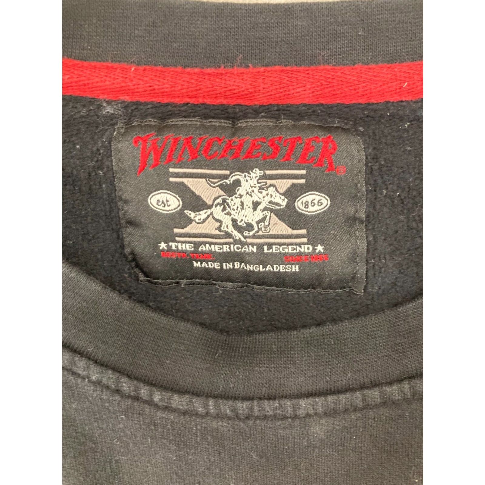 Vintage Winchester Shirt Adult M Black Patriotic Cowboy Western Button-Up Size US M / EU 48-50 / 2 - 6 Thumbnail