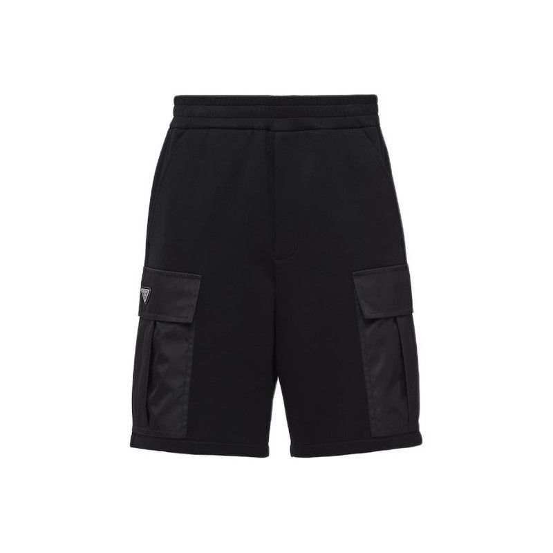 Prada Prada Black Casual Elastic Cargo Shorts-2506 Size US 28 / EU 44 - 1 Thumbnail