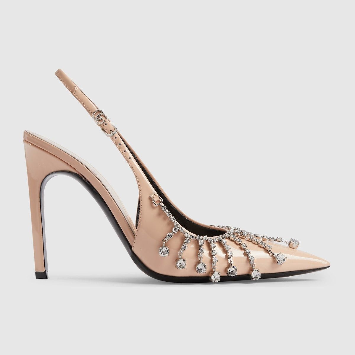 Gucci Gucci Crystal Chain Pumps SIZE 37 Size ONE SIZE - 1 Thumbnail