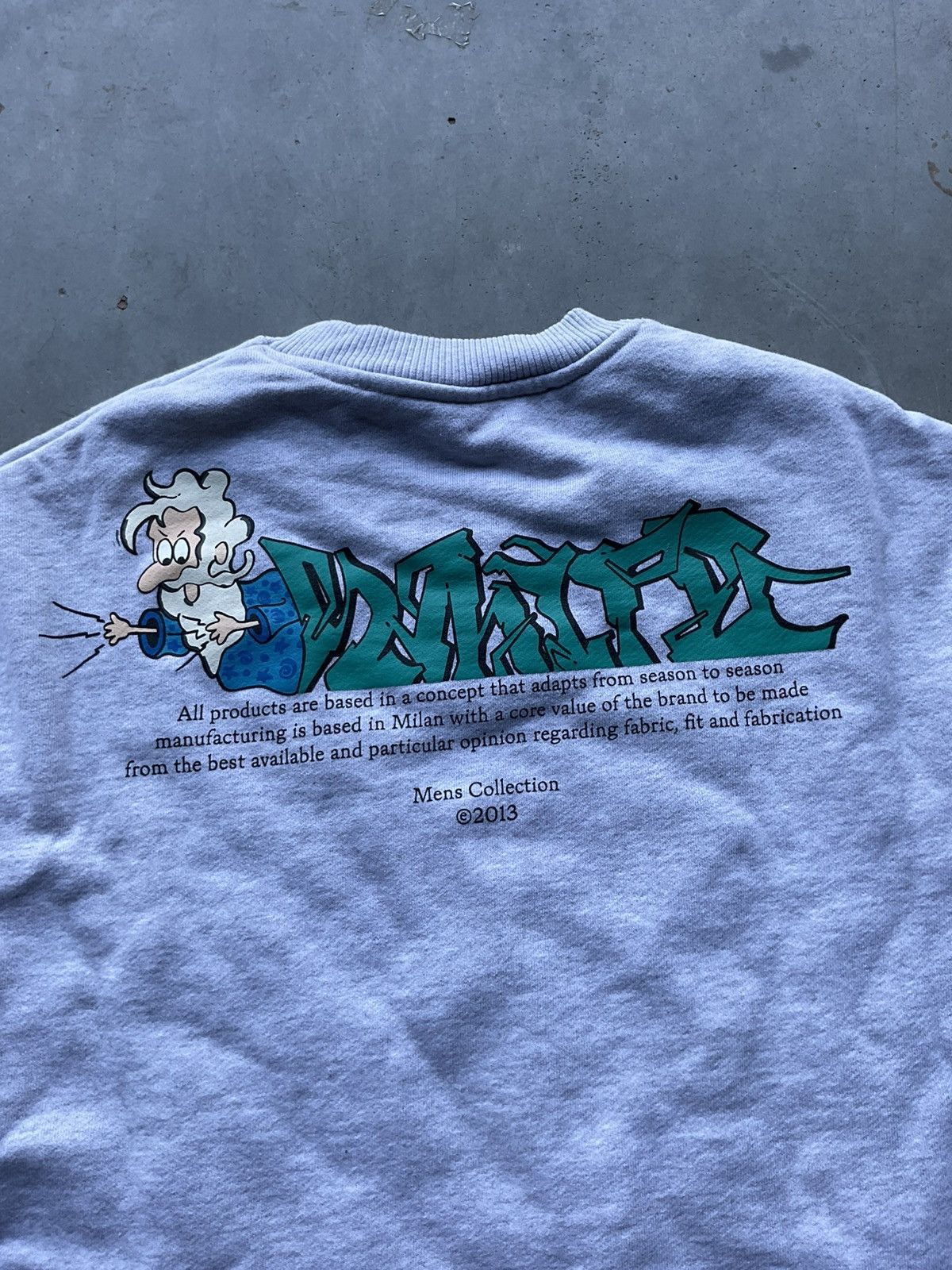 Off-White Off-White Graffiti Slim Crewneck Melange Grey Size US S / EU 44-46 / 1 - 4 Thumbnail