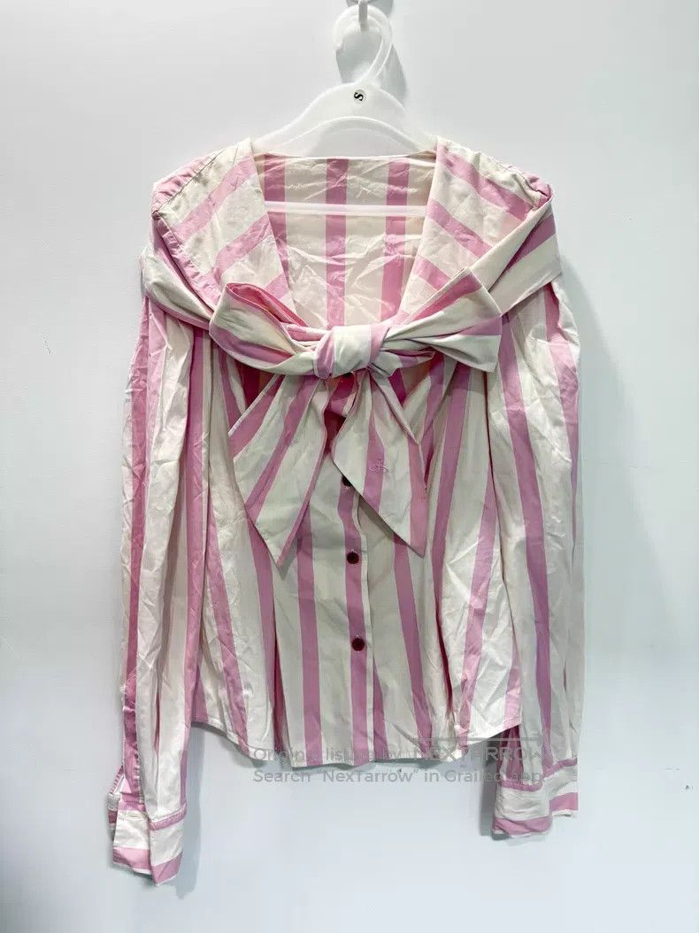 Vivienne Westwood Vivienne Westwood Irregular Nautical Style Pink Striped Bo Size M / US 6-8 / IT 42-44 - 4 Thumbnail