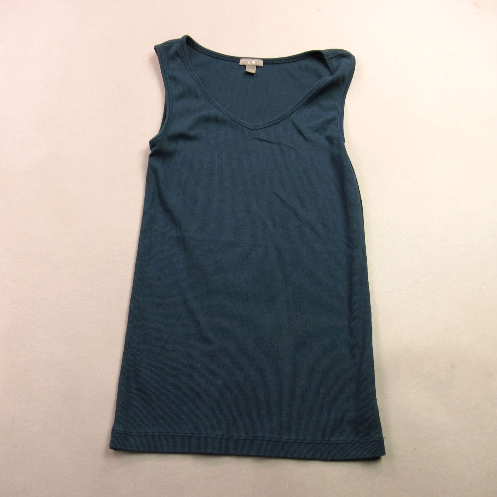 J. Jill J Jill Womens Small Sleeveless Pullover Lightweight V Neck Blue Casual Size S / US 4 / IT 40 - 2 Thumbnail