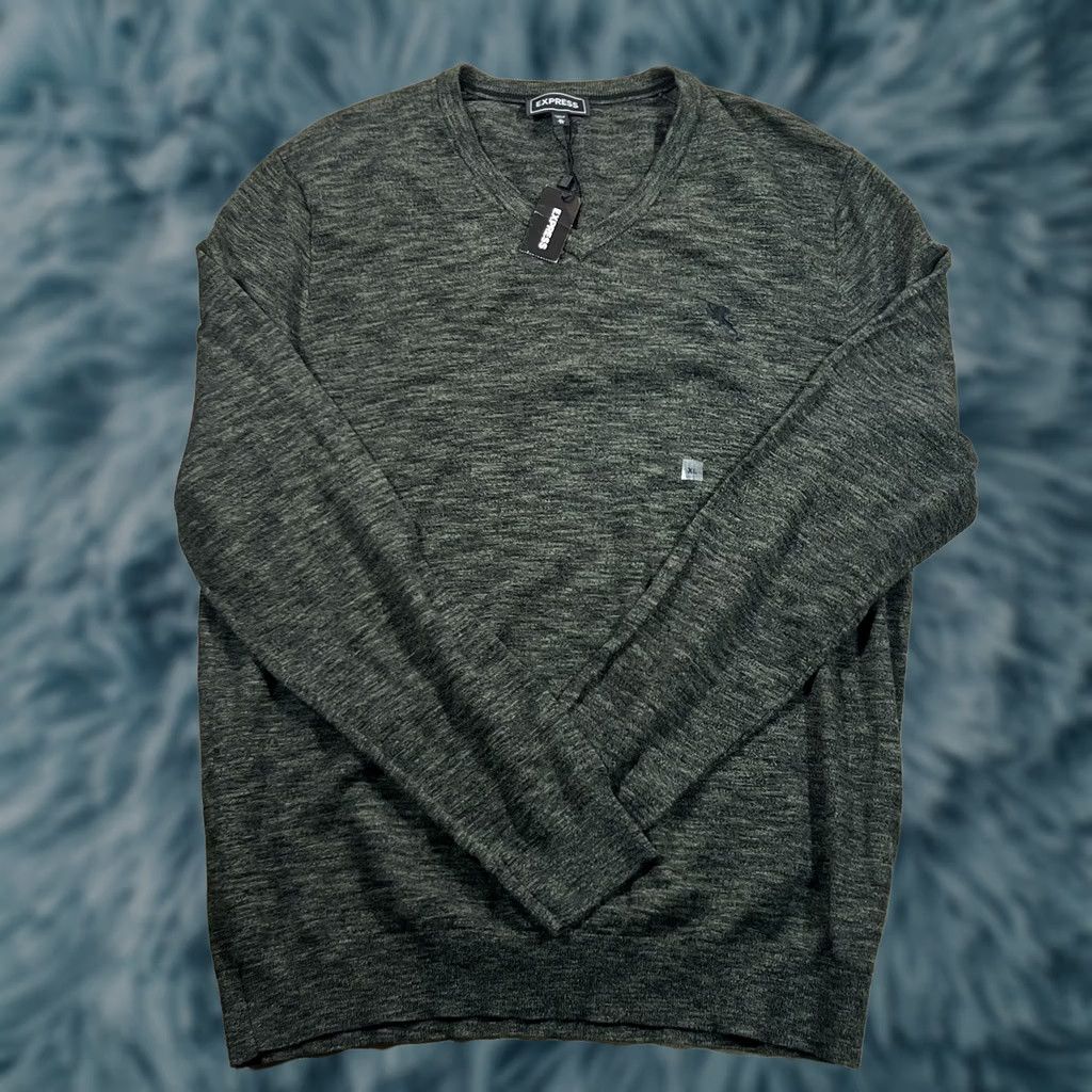 Express Express Men Sweater V-Neck Pullover XL Multicolor Size XL Size US XL / EU 56 / 4 - 1 Thumbnail