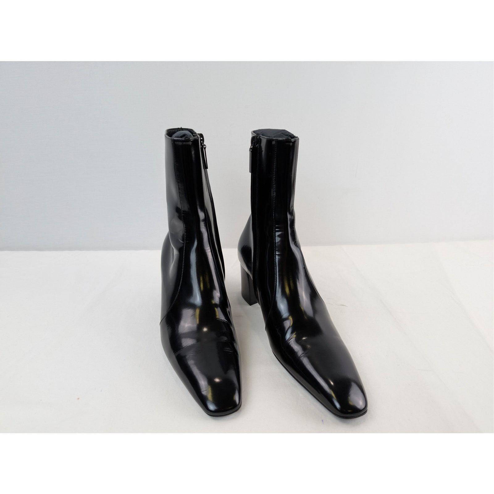 Saint Laurent Paris o1rshd1 / 555 / XIV 70 Zipped Boots in Black Size US 8.5 / EU 41-42 - 6 Thumbnail