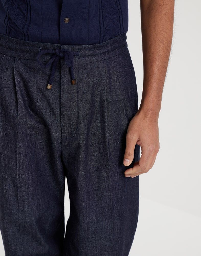 Brunello Cucinelli o1w1db10825 Denim Pants in Navy Blue Size US 30 / EU 46 - 3 Thumbnail