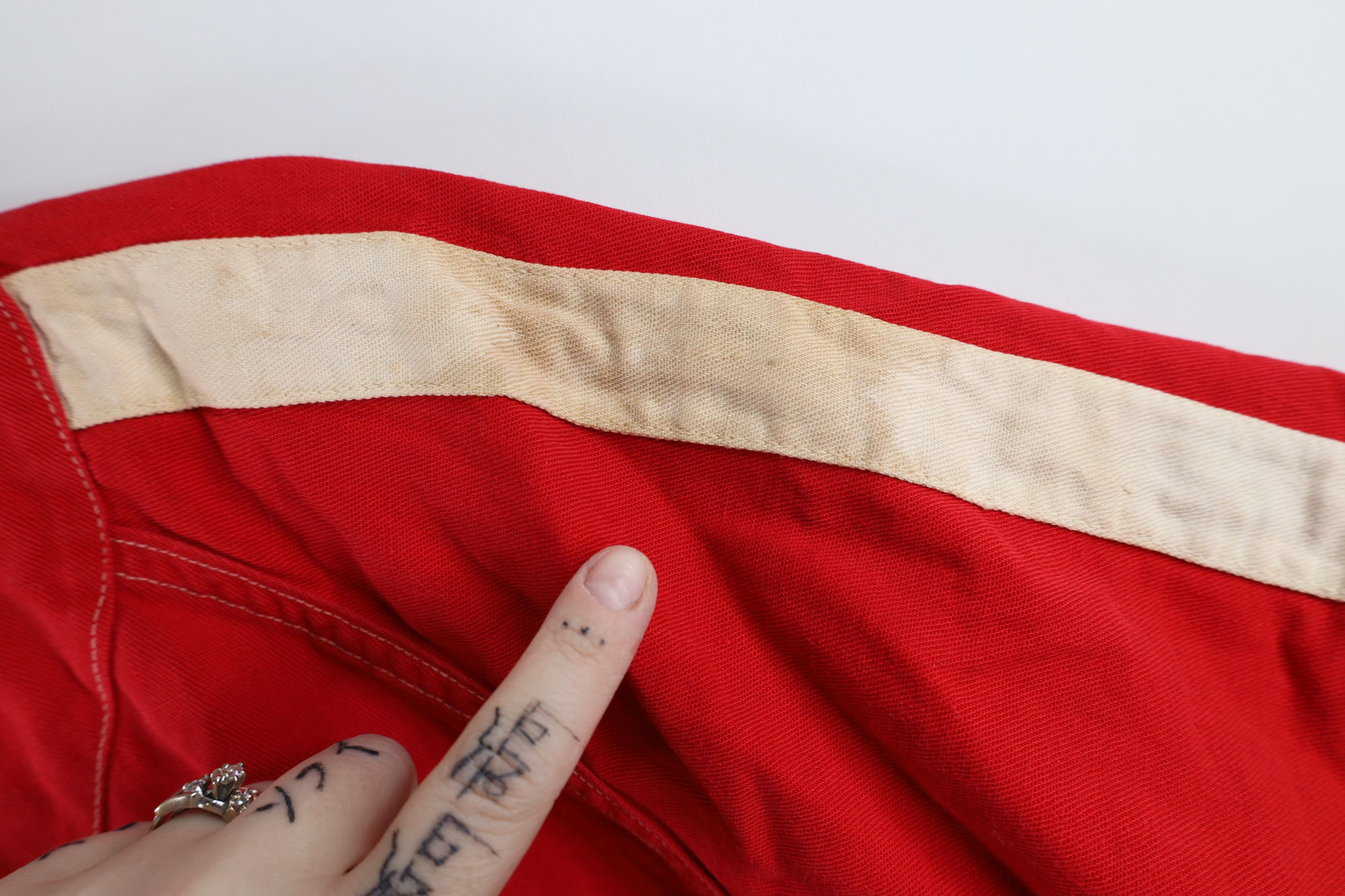 Vintage Vintage 40s 50s Salem Baseball Jersey Uniform Red USA Size US XL / EU 56 / 4 - 5 Thumbnail