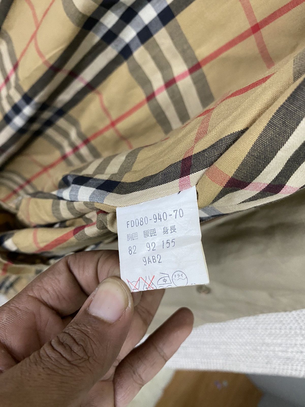 Burberry × Burberry Prorsum × Designer Vintage Burberry nova check long jacket Size US M / EU 48-50 / 2 - 11 Thumbnail