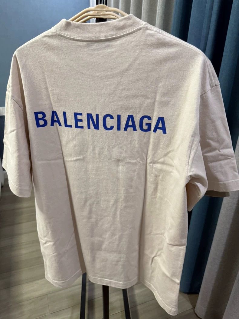 Balenciaga Balenciaga Letter Logo Print Crew Neck Pullover Short Slee Size US XS / EU 42 / 0 - 1 Thumbnail