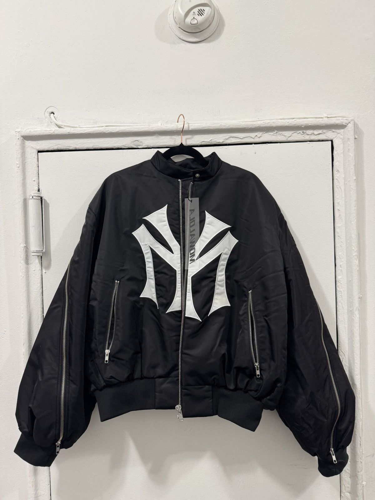 k*様 Mowalola My City Bomber jacket Timothée Chalamet Mowalola My City Jacket | Shop Now