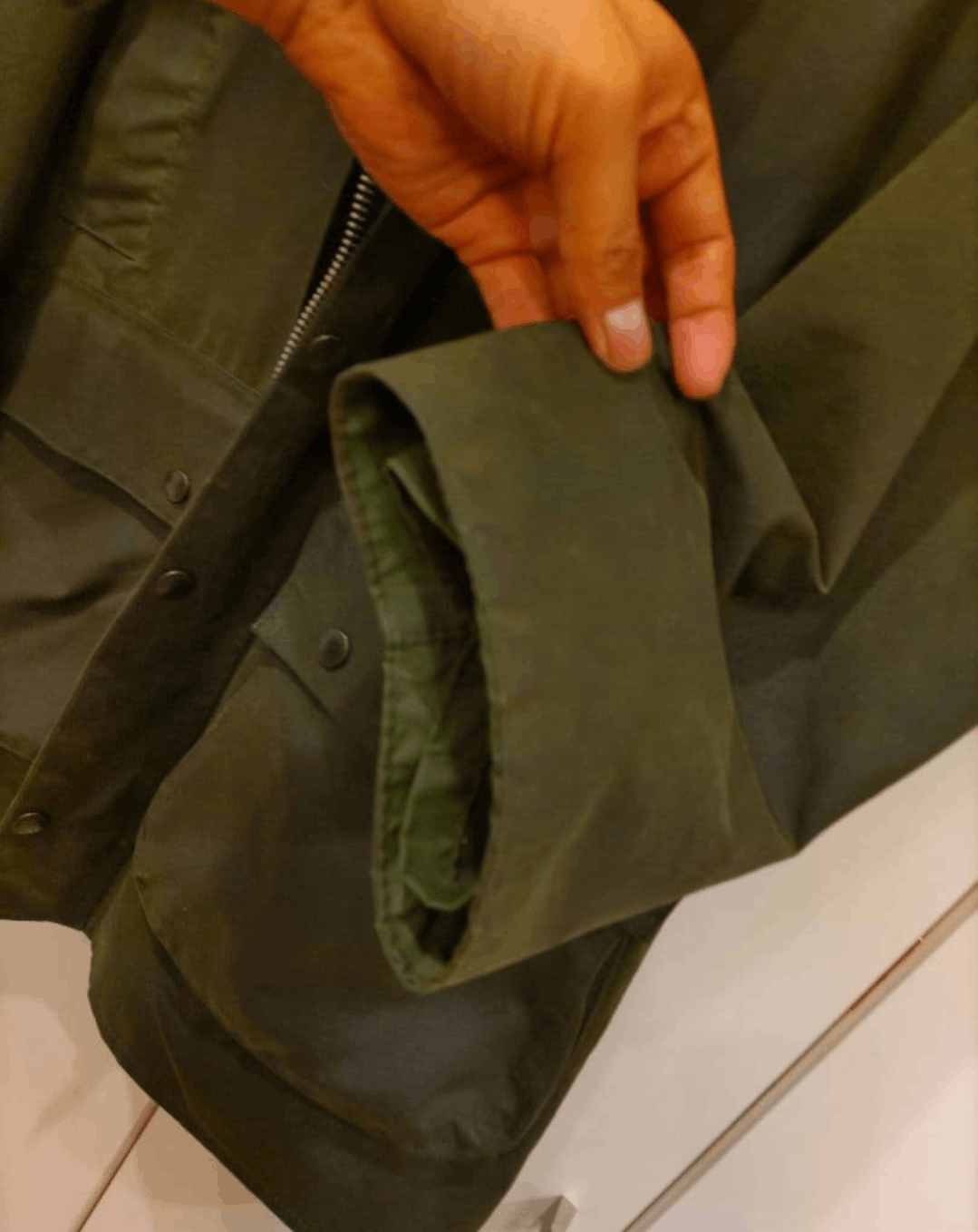Barbour Excellent Condition★ 1980s Barbour NORTHUMBRIA C40 3 Crest Size US L / EU 52-54 / 3 - 6 Thumbnail