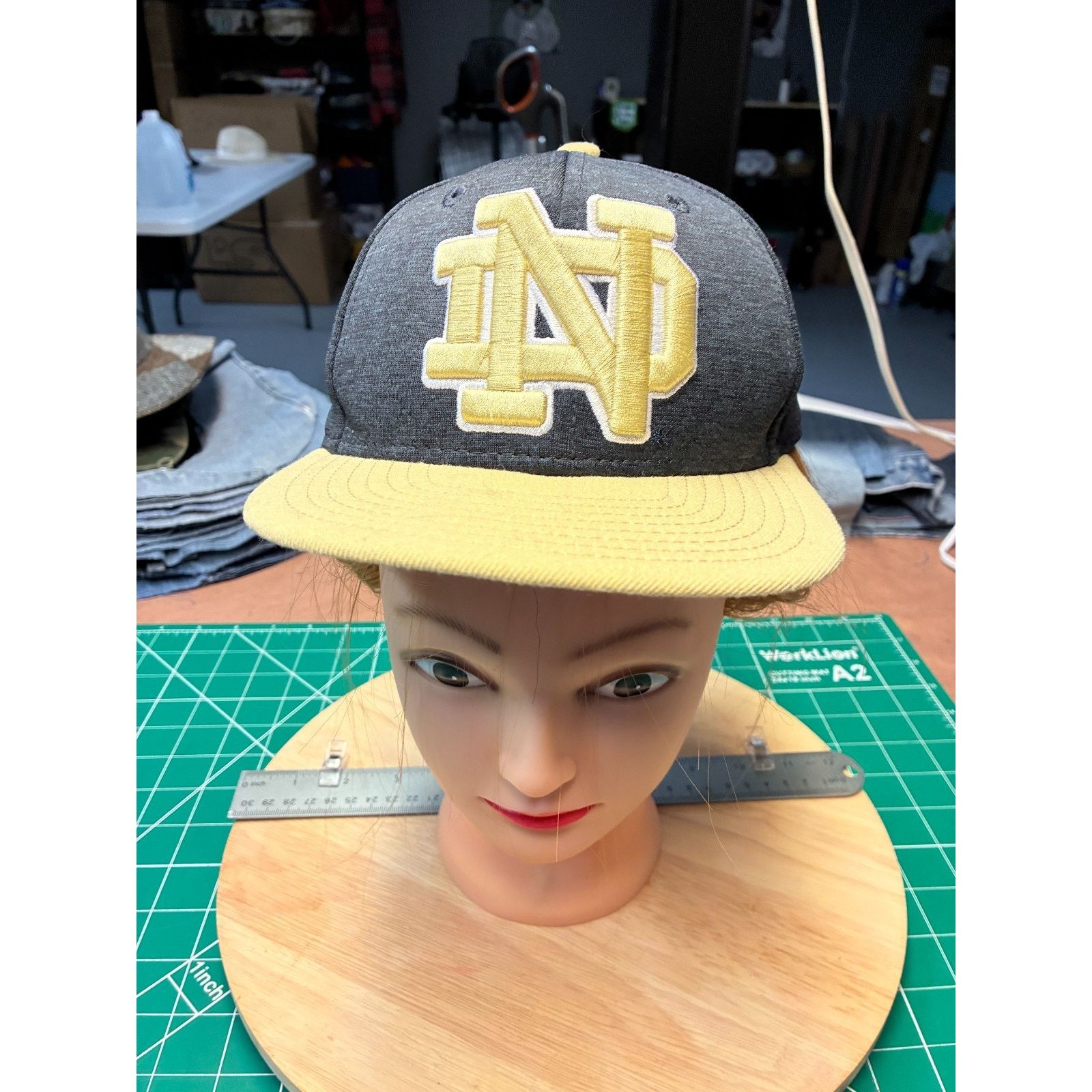 New Era Notre Dame Fighting Irish New Era 9FIFTY Youth Snapback Hat Size ONE SIZE - 7 Thumbnail